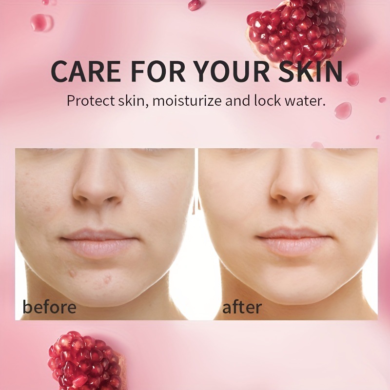 USHAS cross-border hot stock pomegranate hard tube facial Cleanser, gentle foaming oil-removing cleanser, deep cleansing of the face details Picture