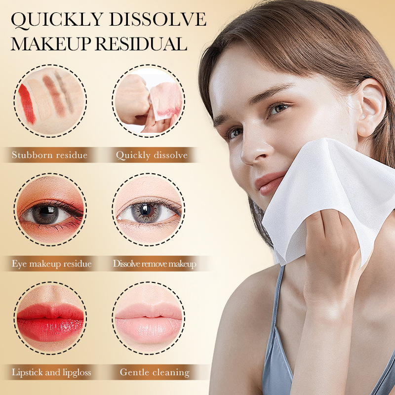 All-english BIOAOUA Rice Puree Makeup Remover Capsules Essential Oil Dissolving Makeup Remover oil Cross-border export wholesale Item Picture