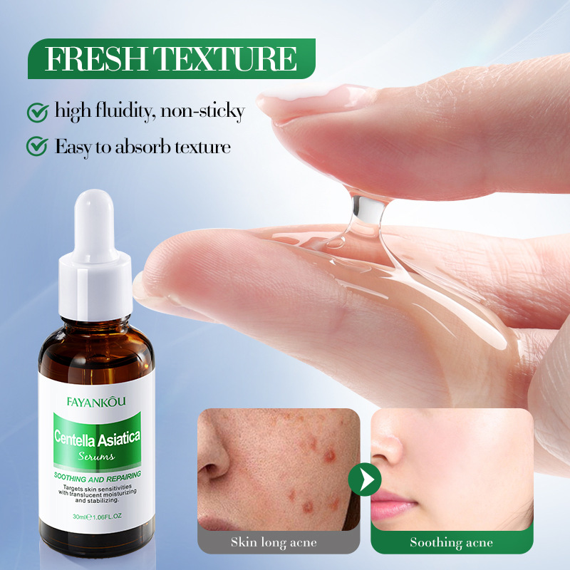 All-english FAYANKOU Centella asiatica Repair Essence, Hydrating and rejuvenating Essence, cross-border export wholesale Specification drawing