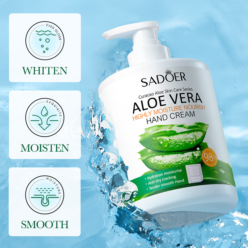 SADOER Aloe Vera Moisturizing and Nourishing Hand Cream for autumn and Winter, cross-border export wholesale details Picture