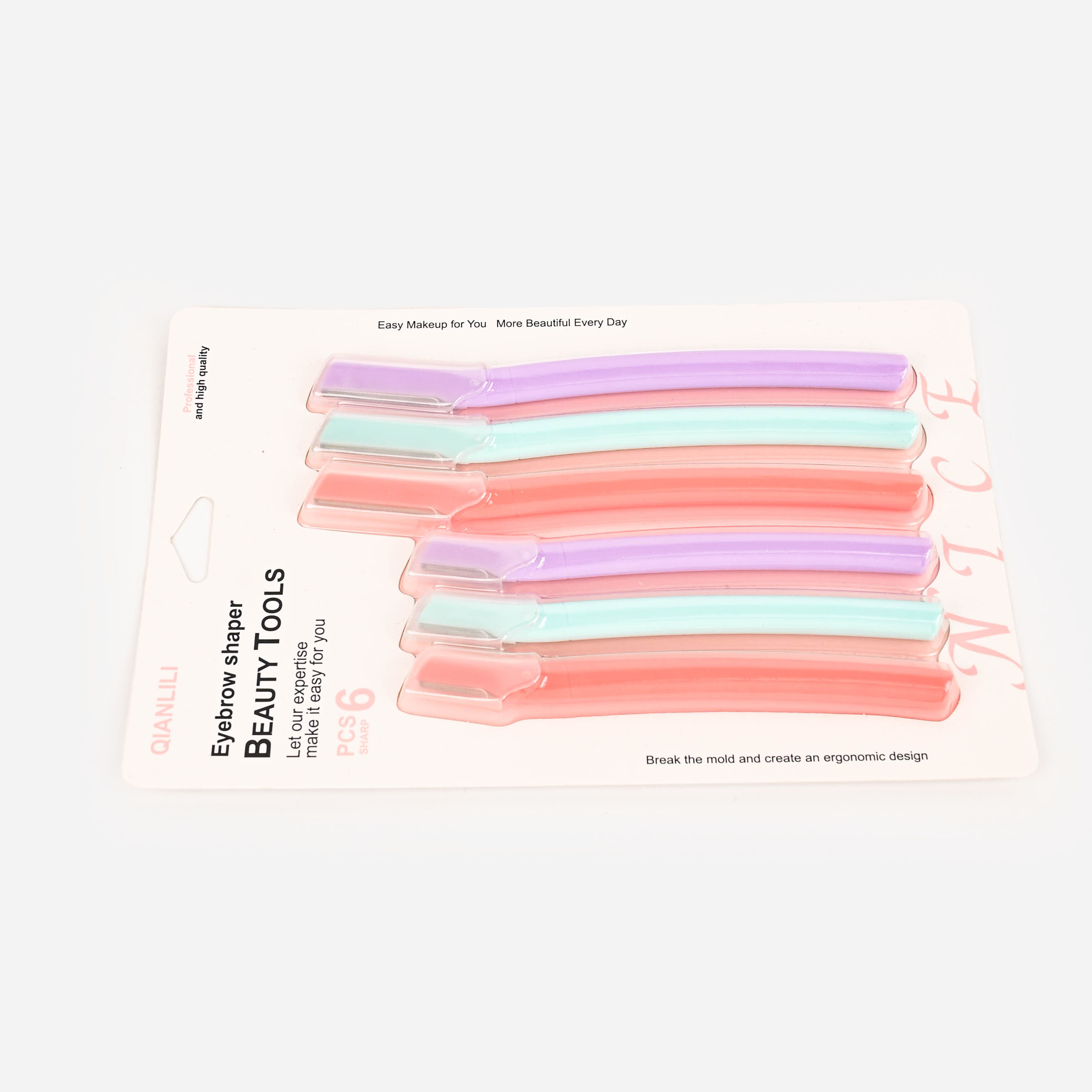 Eyebrow shaping knives, eyebrow shaving knives and eyebrow trimming knives are less likely to damage the skin Application Scenario