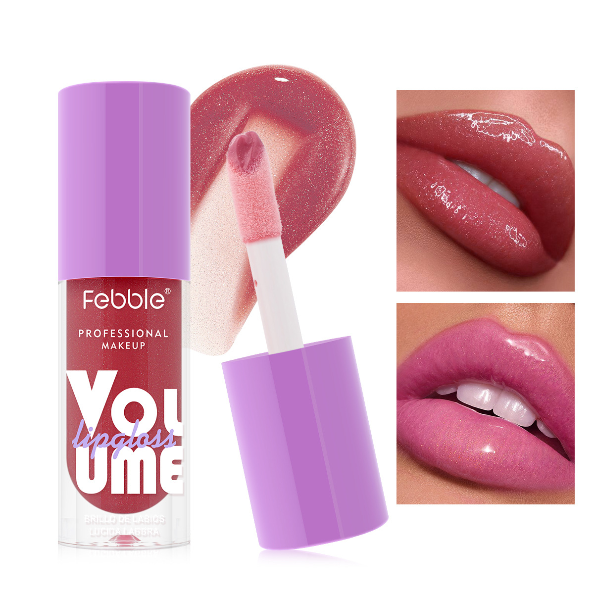 USHAS European and American cross-border stock Fine Flash lip gloss, waterproof, long-lasting, non-fading, non-staining cup lip gloss lipstick LG2585 details Picture