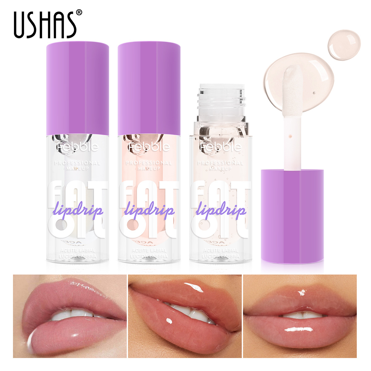 USHAS European and American Cross-border Lip Oil LG2586 full figure