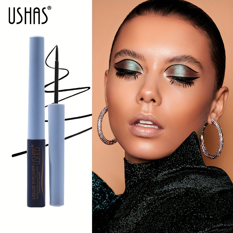 USHAS cross-border in-stock bestsellers: Colored eyeliner liquid eyeshadow, eye makeup, sequins, European and American, non-smudging, waterproof, long-lasting, and contouring full figure