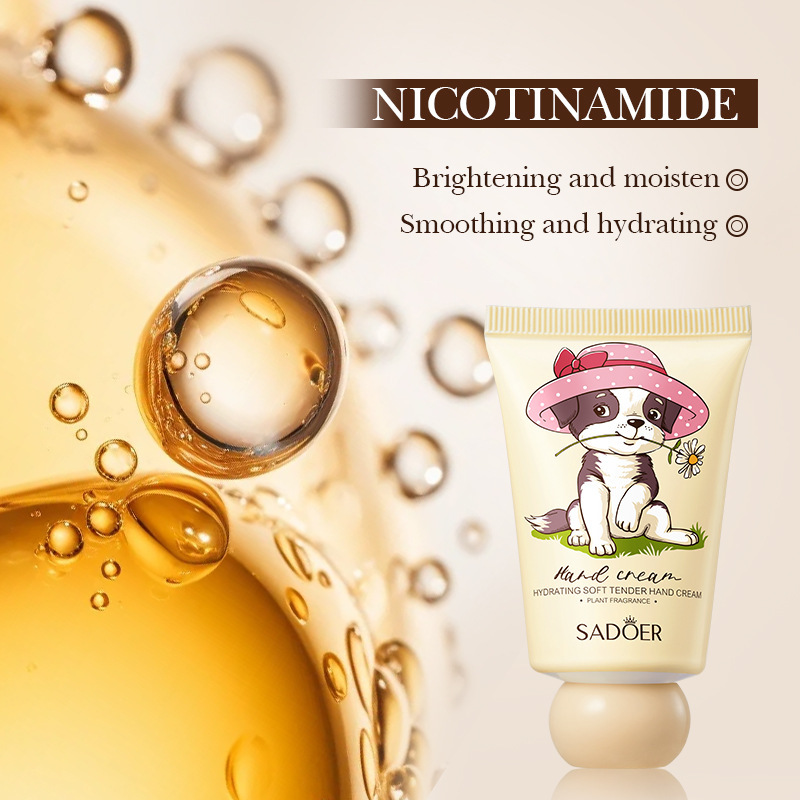 Cross-border export wholesale of SADOER Hydrating and tender Scented Hand Cream for autumn and winter in strips Specification drawing