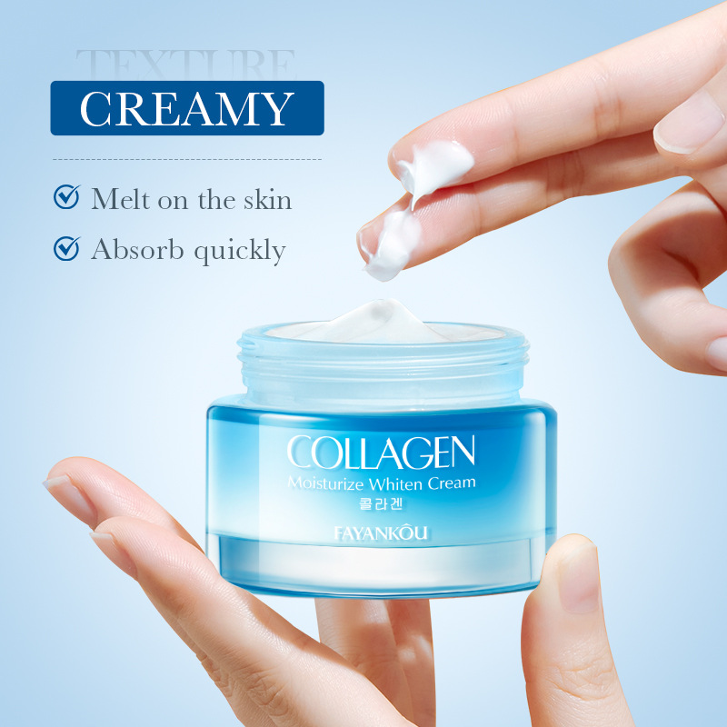 FAYANKOU Collagen Moisturizing Whitening Cream and Brightening Moisturizing Cream Cross-border export wholesale Application Scenario