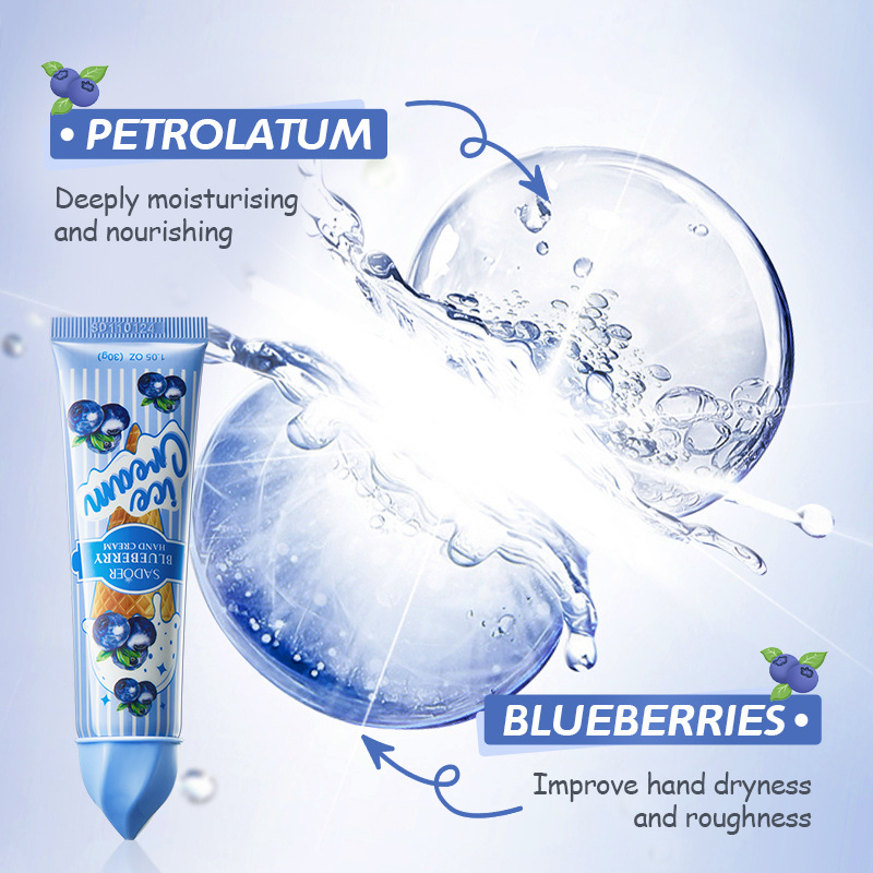 SADOER blueberry hand Cream anti-cracking, hydrating and moisturizing autumn and winter hand cream cross-border export wholesale Application Scenario