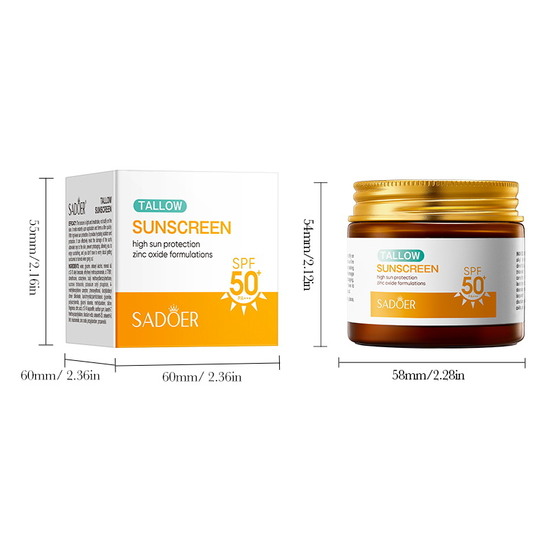 SADOER beef fat sunscreen, summer isolation and UV protection sunscreen, cross-border export wholesale Item Picture
