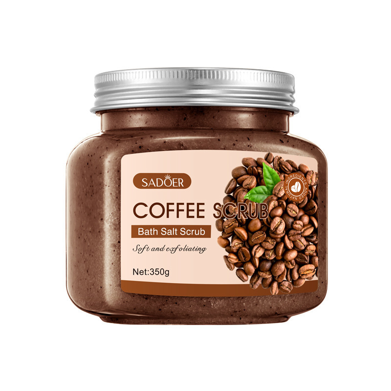 All-english SADOER coffee Exfoliating and cleansing Scrub for body cleansing, cross-border export wholesale Item Picture