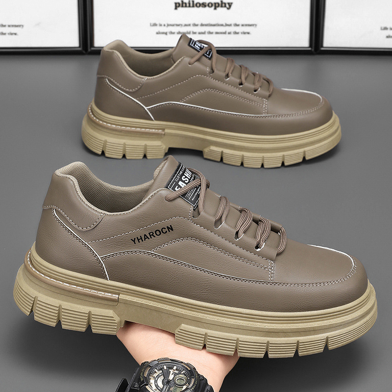 New men's shoes for Spring 2024: Breathable workwear shoes, men's trendy and versatile thick-soled sporty and casual sneakers, and Dr. Martens boots full figure
