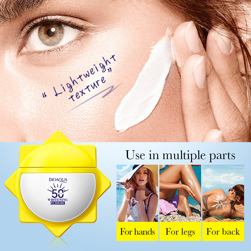 All-english whitening sunscreen 40gBIOAOUA Brightening Isolation UV Protection Sunscreen Lotion Cross-border export wholesale details Picture