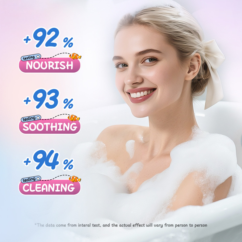 Cross-border wholesale of SADOER fruit scented bath salt Balls (sinking balls) for body cleansing Application Scenario