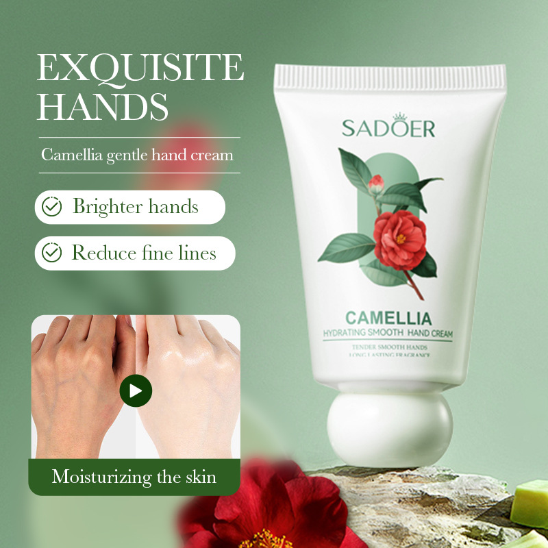SADOER Camellia Hydrating and Softening Hand Cream, Anti-dryness Hand Cream, cross-border export wholesale details Picture