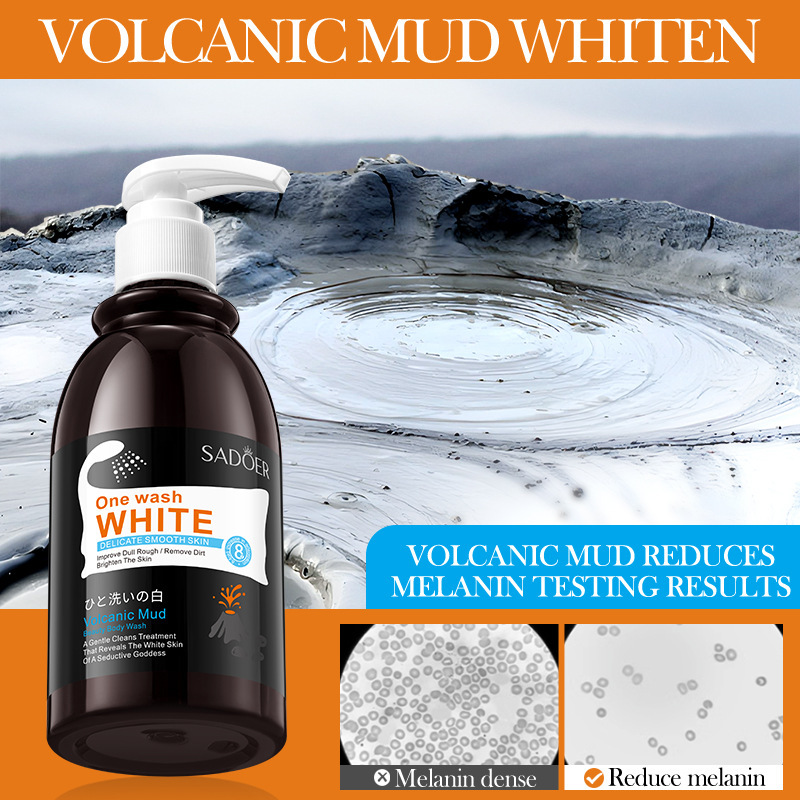 SADOER volcanic mud beauty body Wash, universal for cleansing the body, cross-border export wholesale full figure