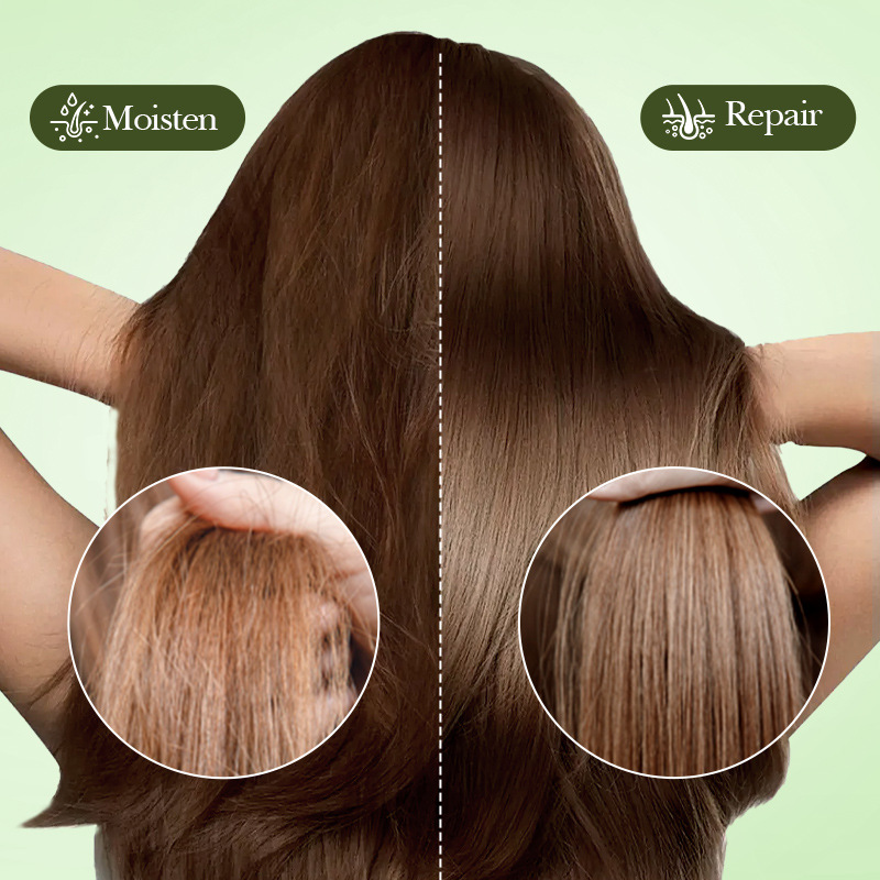 Cross-border export wholesale of SADOER Olive Radiant Hair Essential Oil and Hair Smoothing Conditioner in full English Item Picture