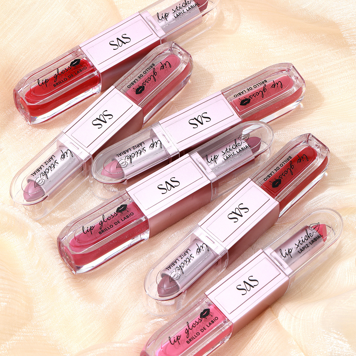 USHAS Cross-border Export Lip Gloss matte velvet Waterproof Long-lasting Non-fading Lipstick SAC099 Specification drawing
