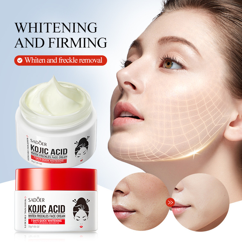 Cross-border export wholesale of SADOER kojic acid freckle-removing cream, brightening, rejuvenating and melanin-removing face cream and body lotion details Picture