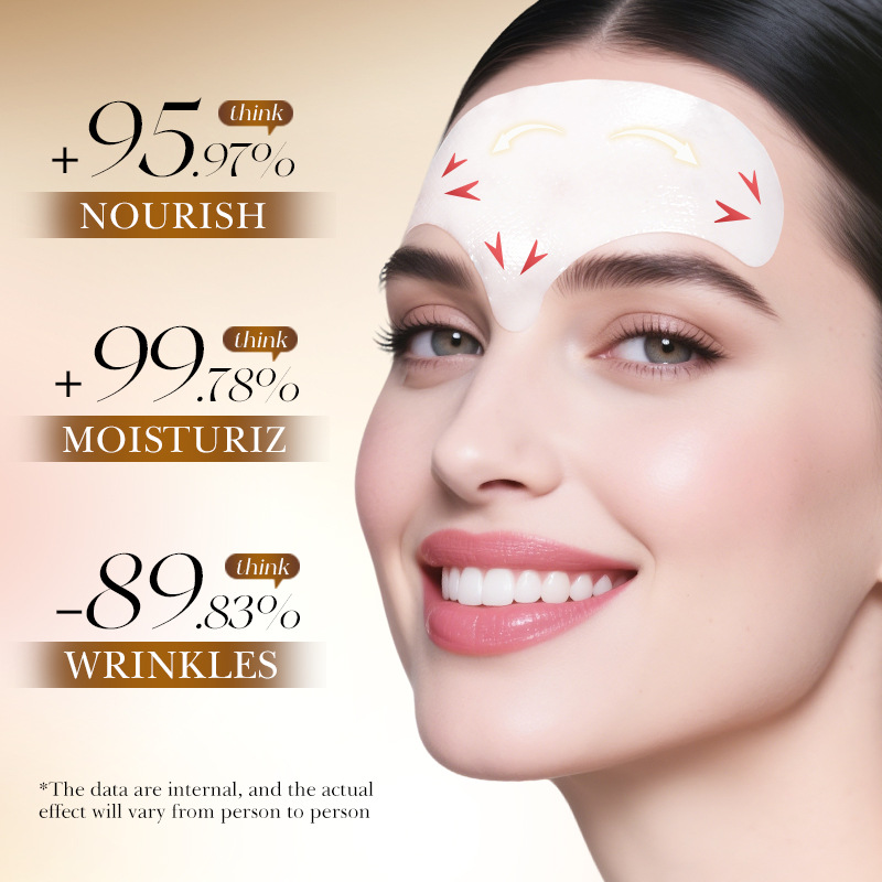 BIOAOUA Rice Puree Collagen Firming Forehead Patch (Foreign Language Version) 6ml Specification drawing