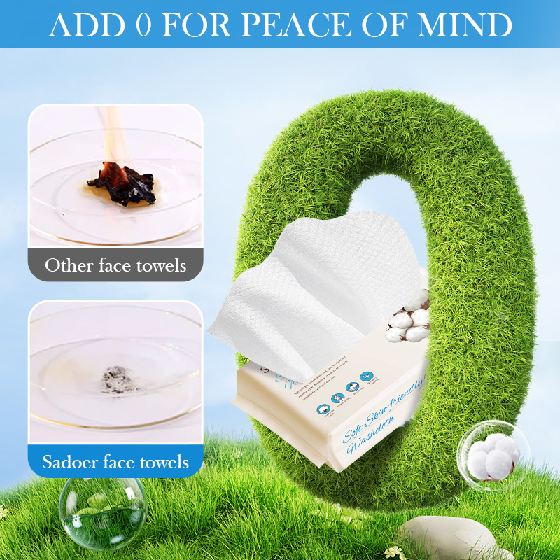 Full English SADOER skin-friendly facial mask towel 30-pack cleaning daily makeup remover towel Face Wash towel cross-border export wholesale Application Scenario