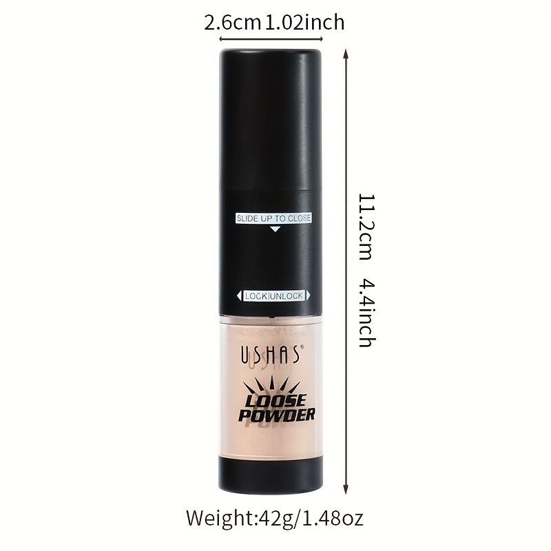 USHAS cross-border hot sales: Matte, medium skin tone loose powder, setting powder, loose powder, waterproof, 6 colors, 24 bottles Item Picture