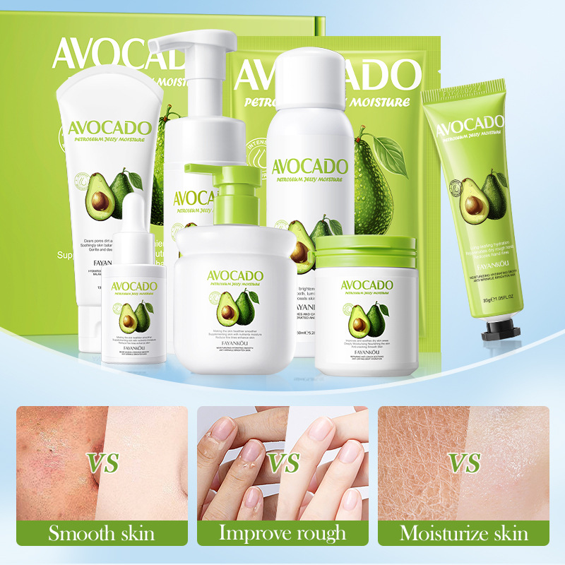 FAYANKOU Avocado Vaseline Moisturizing and Hydrating Set Cross-border Export Wholesale Specification drawing