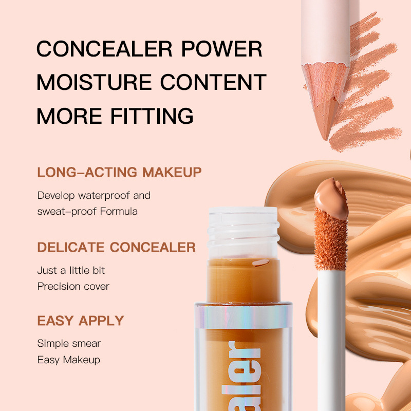 USHAS European and American cross-border stock Concealer Pen + Concealer Liquid Set Concealer Lasting Concealer Pen SAC075 Specification drawing