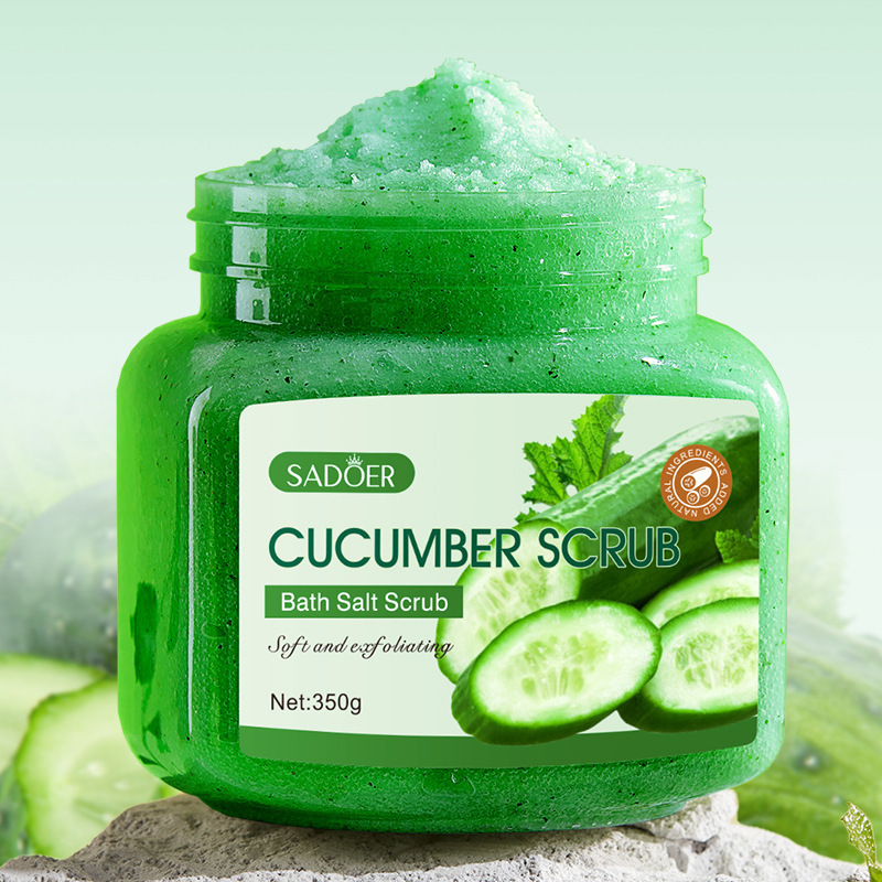 Cross-border export wholesale of all-English Scrub SADOER and fruit exfoliating and cleansing Scrub Scrub Application Scenario