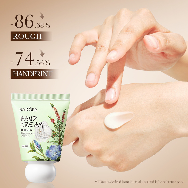 Cross-border wholesale of SADOER Silver Mountain Spring Perfume Hand Cream and hydrating autumn and winter Hand cream in English details Picture