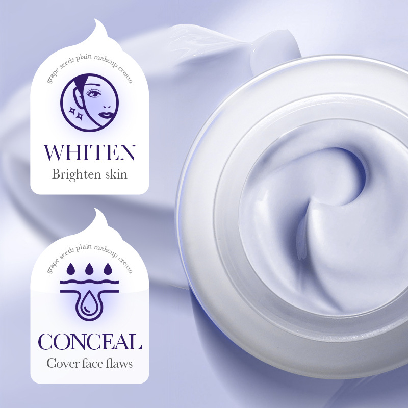 Cross-border export wholesale of SADOER Grape Seed Concealer Brightening Natural Cream and Brightening Moisturizing Cream in full English details Picture