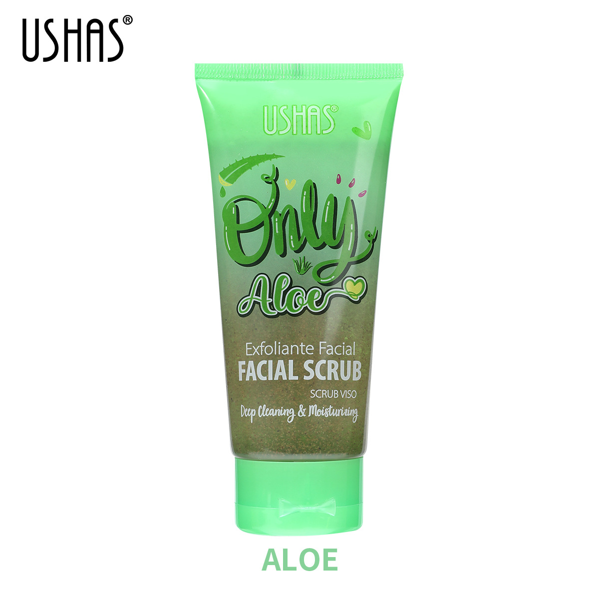 USHAS cross-border hot-selling fruit scrub, body massage, skin cleansing and care bath salt HA343 Item Picture