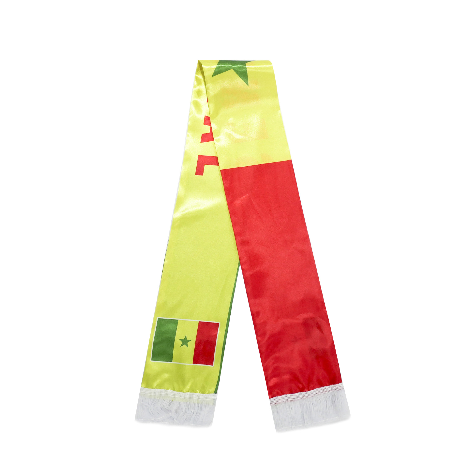 Chuangdong Flag 2026 US-Mexico-Canada World Cup Fan Scarf Heat Transfer Mexican Flag tassel tint Scarf Custom pic 6
