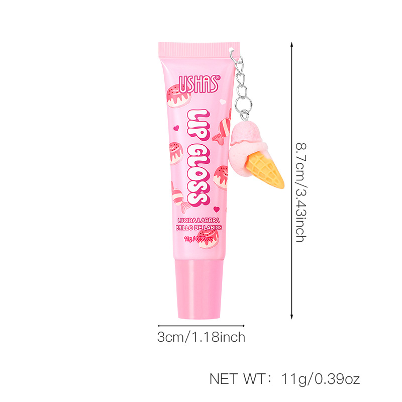 USHAS Amazon's best-selling cross-border 6-color long-lasting lipstick lip gloss and lip gloss moisturizing Pendant UC156 Item Picture
