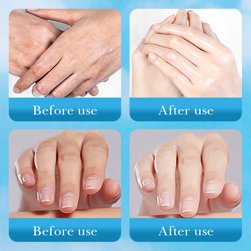 Cross-border wholesale of SADOER aloe Vera Moisturizing and repairing hand masks for skin rejuvenation and hydration Specification drawing
