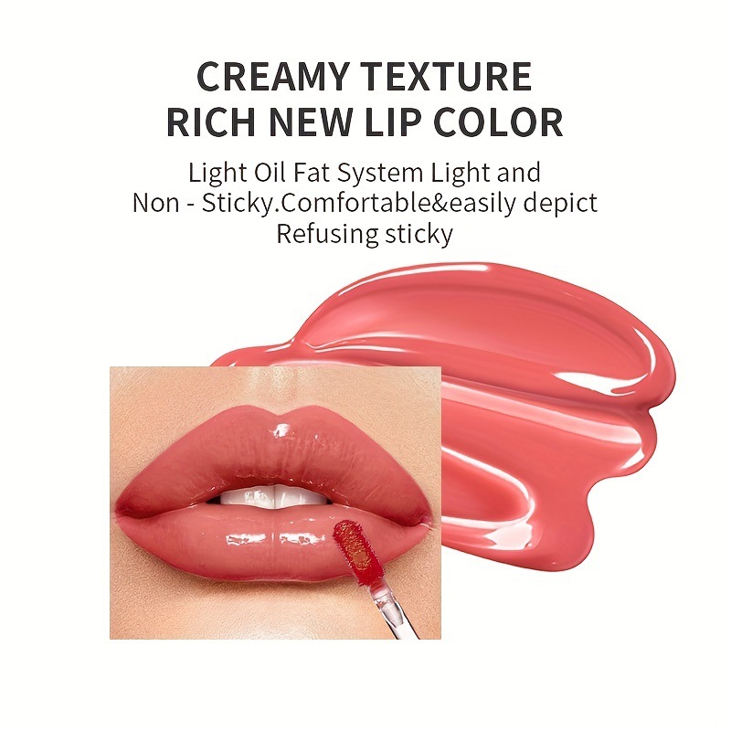 USHAS cross-border hot-selling colored lip glosses, liquid lipsticks, matte non-stick cups, lip glosses and lip glazes on Amazon Specification drawing