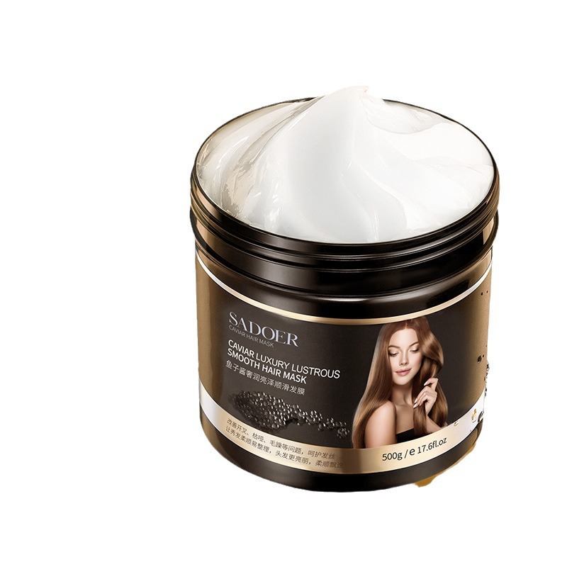Shangdu Caviar Luxury Care Brightening Smooth Hair Mask Hydrates, moisturizes and nourishes hair, making it smooth and silky. Wholesale hair conditioner Item Picture
