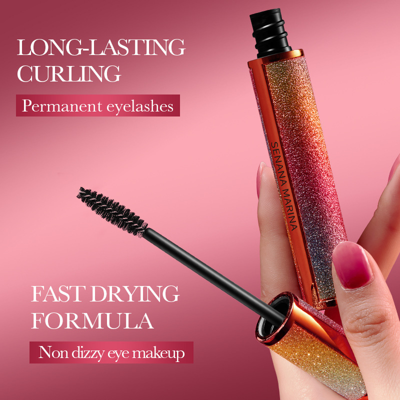 SADOER Starry Sky Curling eyelash Thick and Long Eyelash Mascara cross-border export factory direct sales details Picture