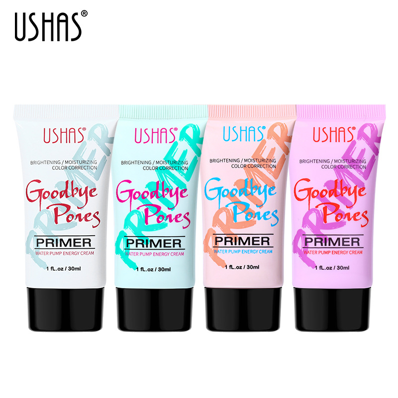 USHAS European and American cross-border export primer gel Concealer Moisturizer Pore-invisible base Amazon Makeup details Picture