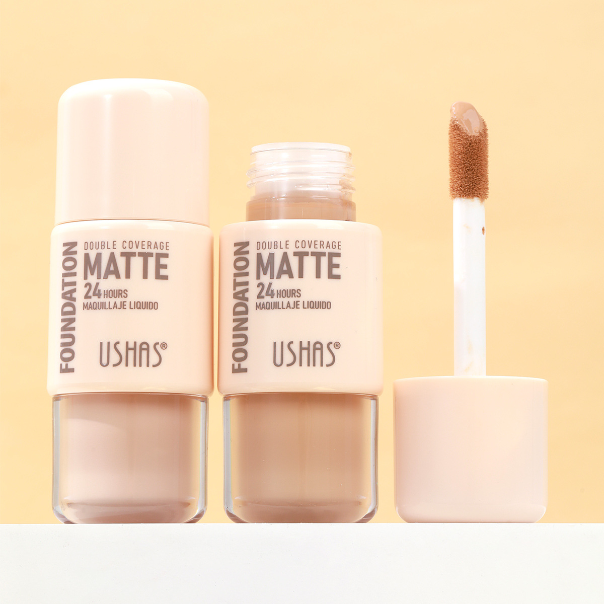 USHAS European and American cross-border stock Foundation, matte makeup effect, moisturizing, adherent base makeup, long-lasting waterproof and concealer UC080 Specification drawing