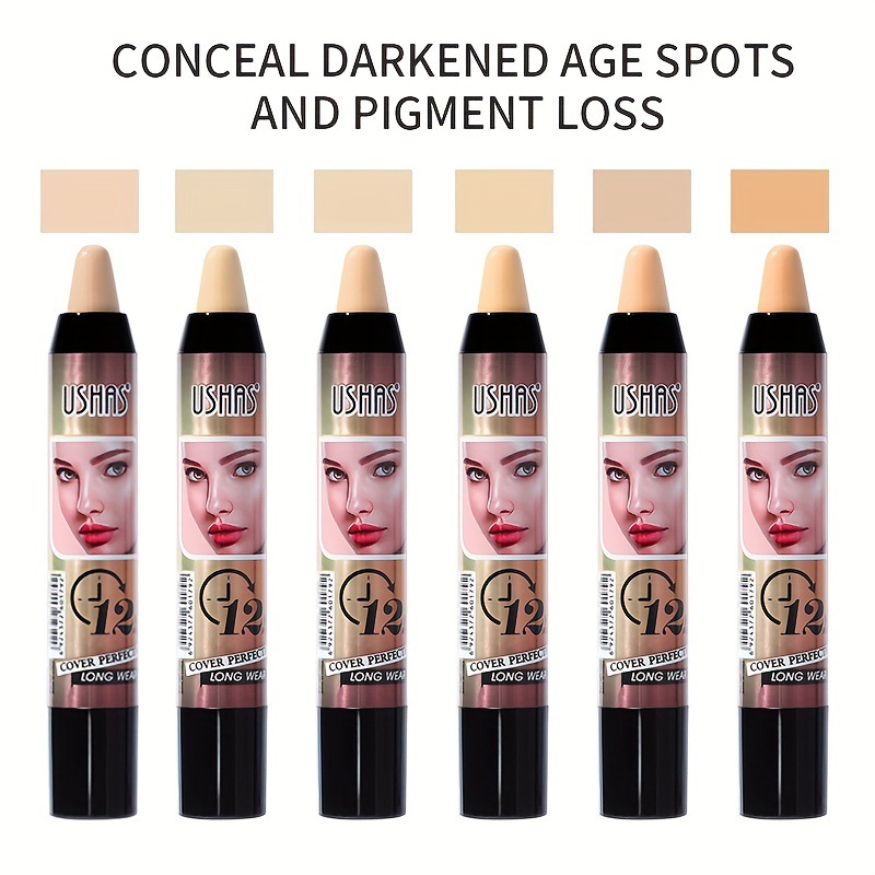 USHAS European and American cross-border stock concealer stick TP345B Waterproof Facial concealer for contour modification and three-dimensional makeup details Picture