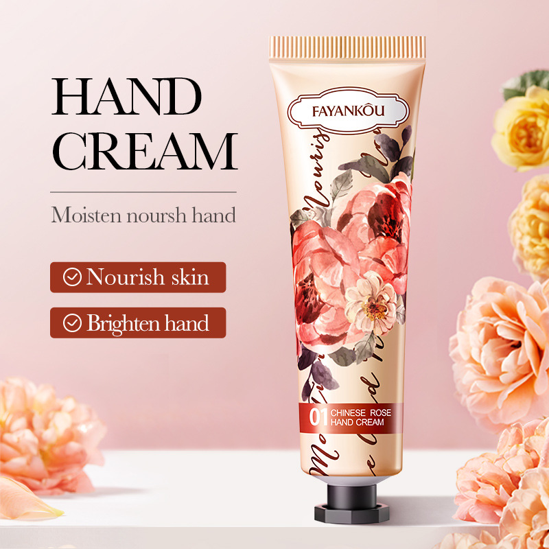 FAYANKOU Rose Hand Cream Moisturizing Autumn and Winter Anti-cracking Hand cream Cross-border export wholesale details Picture
