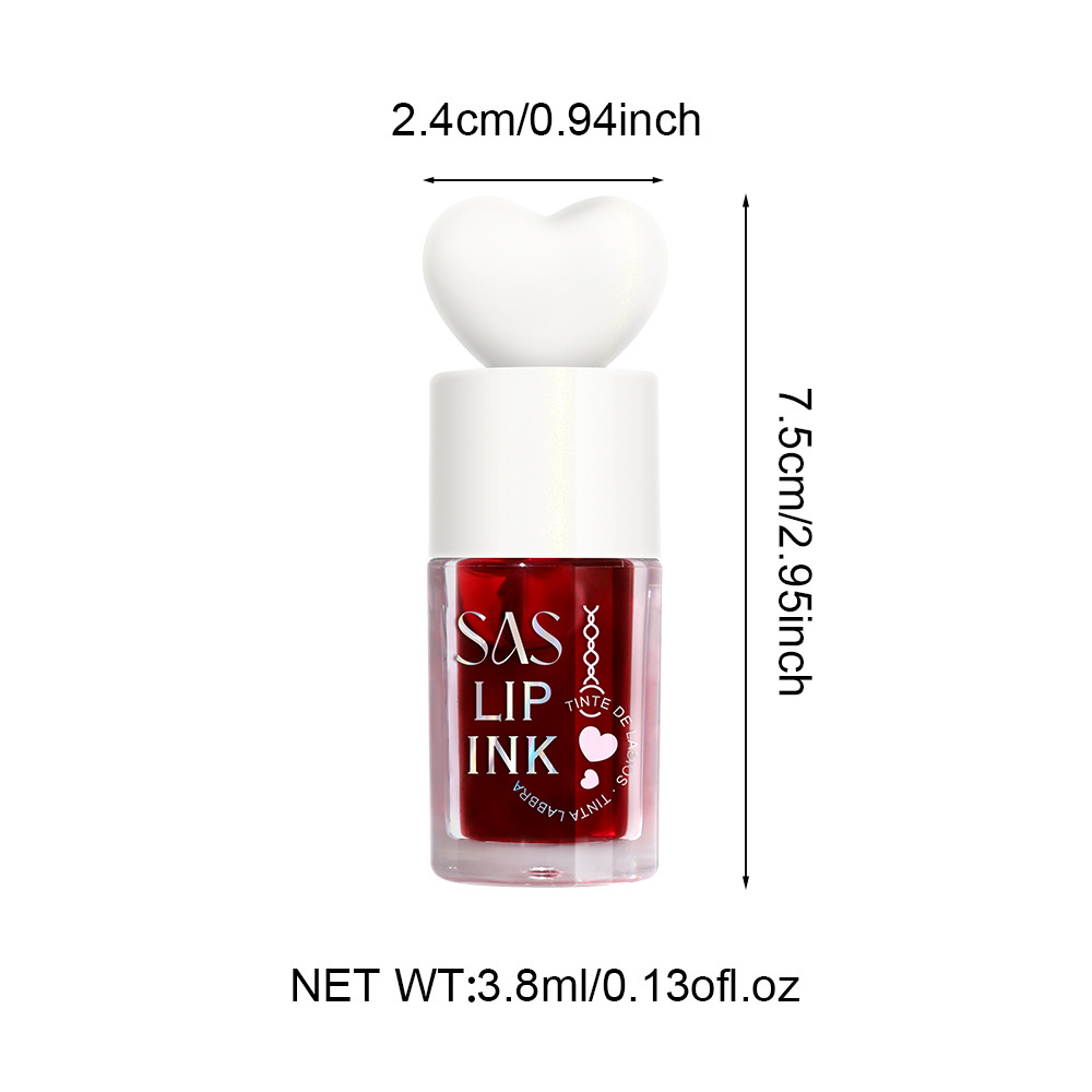 SAS Cross-border Lipstick water Non-stick cup Lip Gloss Waterproof Non-fading Lip Gloss Lip Gloss SAC208 Item Picture