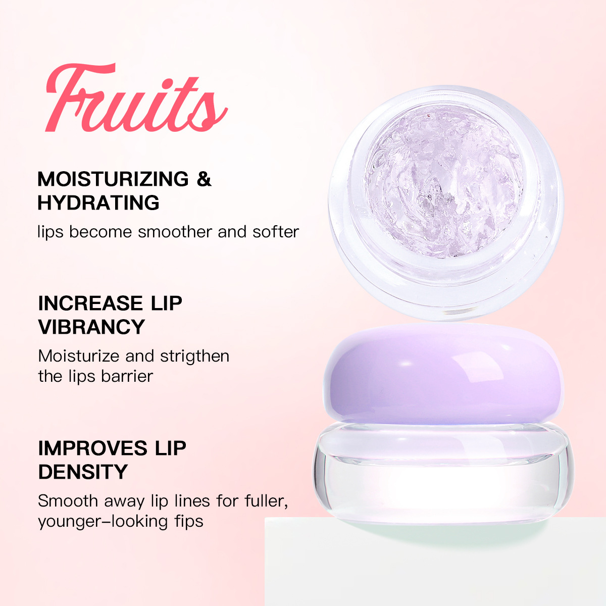 USHAS cross-border Hot Stock Lip Mask for exfoliating, moisturizing, hydrating and reducing lip lines wholesale FBC057 details Picture