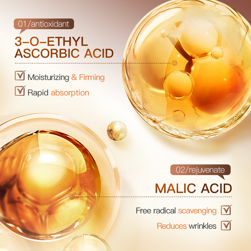 Cross-border wholesale of SADOER sea buckthorn Vitamin C Antioxidant Firming Eye Cream and Hydrating Eye Mask in English Specification drawing