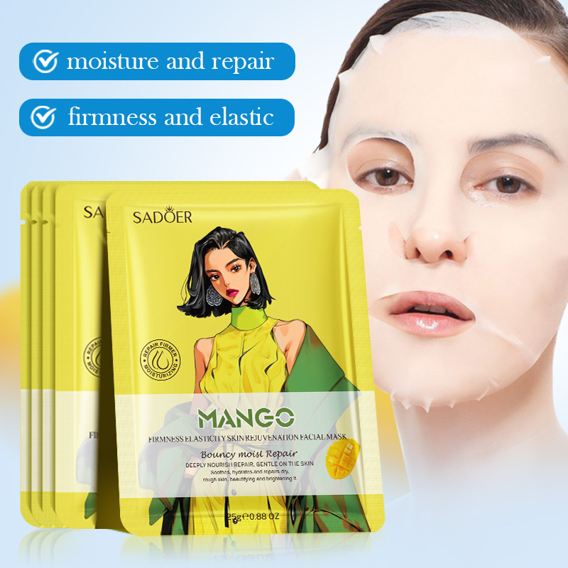 Cross-border wholesale of SADOER grape seed anti-wrinkle and hydrating Facial mask Moisturizing Mask in English Specification drawing