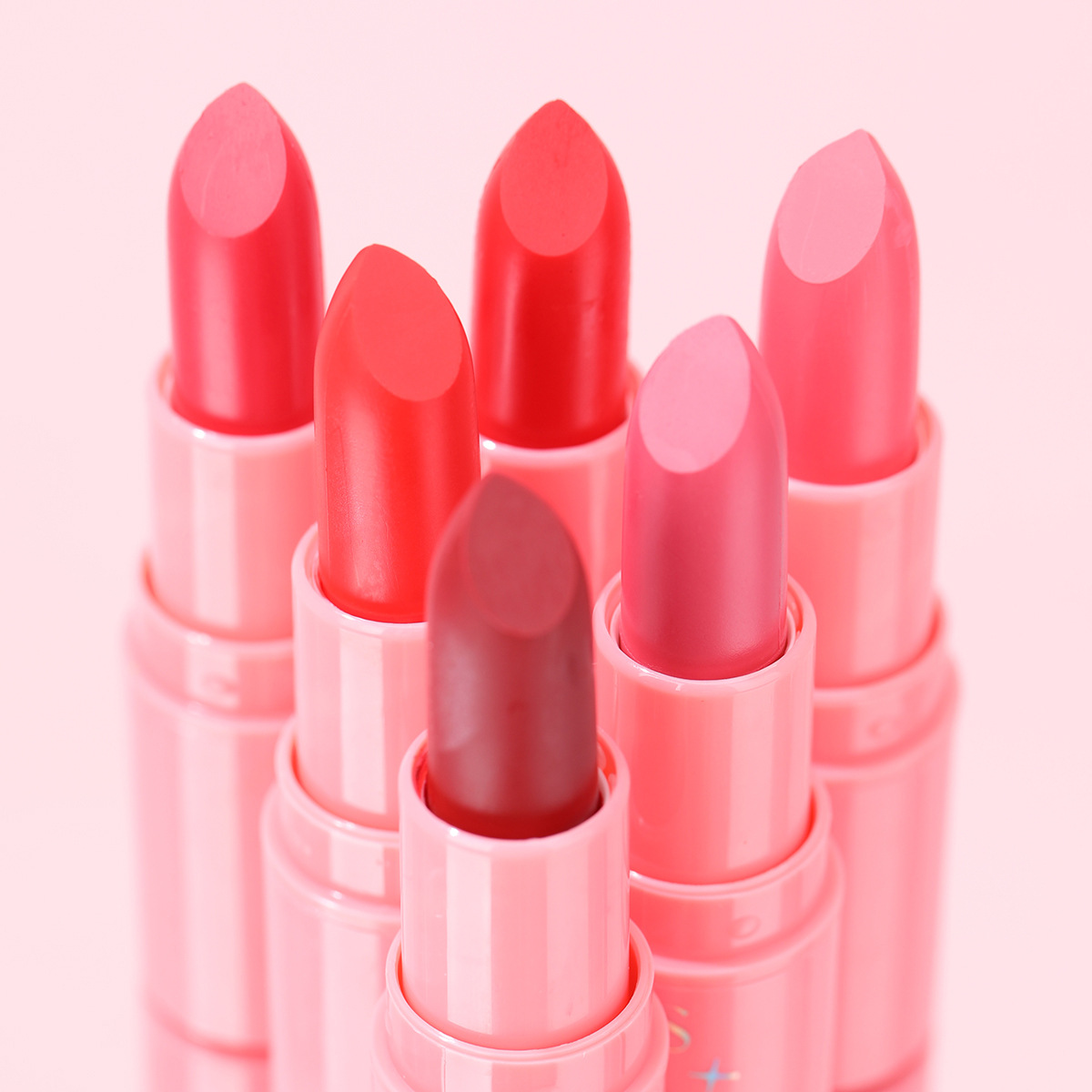 USHAS European and American cross-border Stock Lipstick Waterproof Non-stick Cup Long-lasting Moisture Retention Lipstick SAC165 details Picture