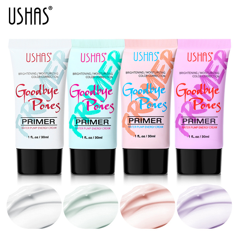 USHAS European and American cross-border export primer gel Concealer Moisturizer Pore-invisible base Amazon Makeup full figure