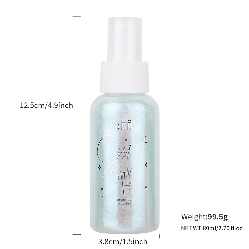 USHAS Cross-border Amazon bestseller Sulfur Light Brightening Makeup Setting Spray Brightening Moisturizing Liquid Contouring Item Picture