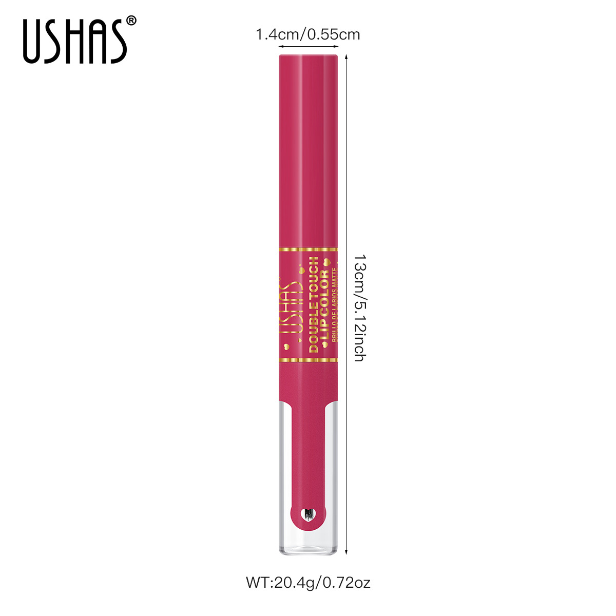 USHAS Amazon's best-selling cross-border lip gloss, non-fading, non-sticking, matte lip gloss and lip paste lipstick LG2536 Item Picture