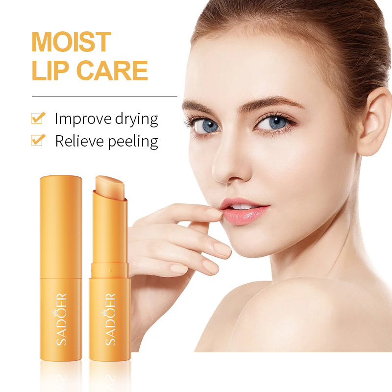 SADOER Vitamin C Moisturizing Lip Balm, Double Lip Care Moisturizing Lip Balm, cross-border export wholesale details Picture