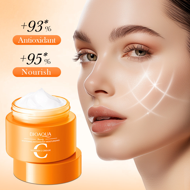 BIOAQUA Vitamin C Whitening and Antioxidant Cream 60g, cross-border export wholesale Specification drawing
